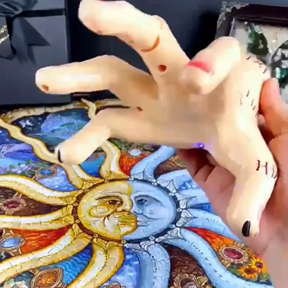 Electric Wednesday Addams “Thing” Hand – LED Lights, Music & Crawling Motion
